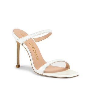 Stuart Weitzman Aleena Mule in White size 8 like new